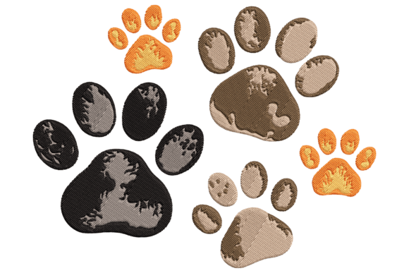 Colorful Animal Paw