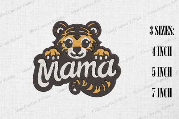 Cute Mama Tiger Embroidery Design Review