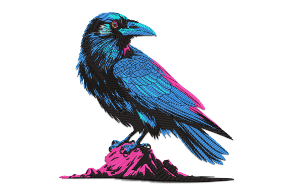 Elegant Crow Embroidery Design Review