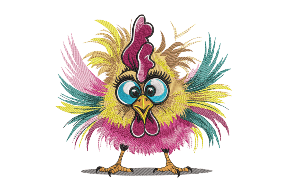 Funny Baby Rooster Embroidery Design Review
