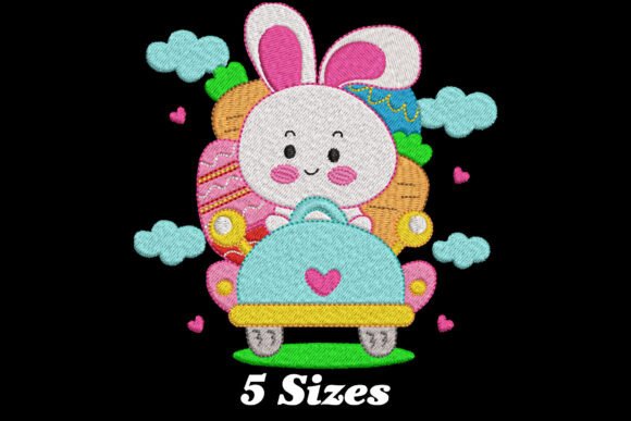 h1Rabbit Riding a Bike with Easter Eggs Embroidery Design Review/h1