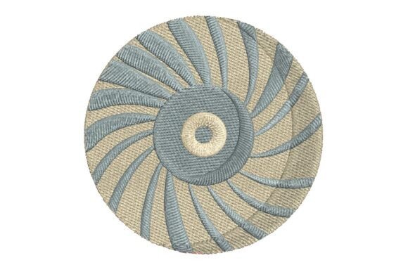 Swirl Shell: A Coastal Touch for Seasonal Embroidery Designs